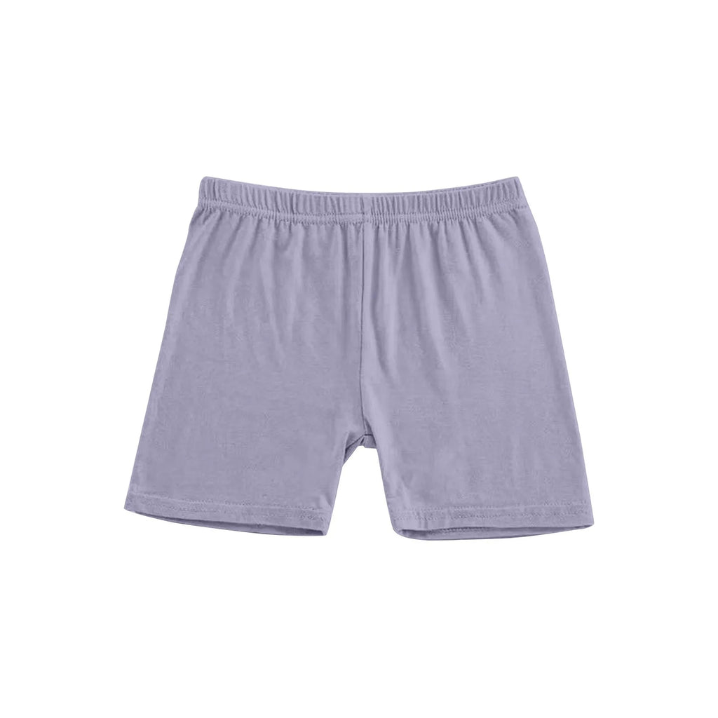 1pc doce cor meninas calças de segurança curtas crianças roupa interior leggings crianças verão bonito confortável shorts cuecas para 4-6y