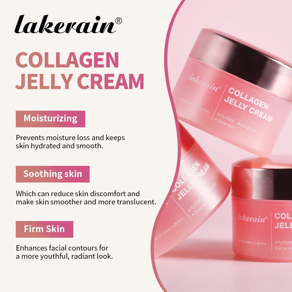 Creme facial de colágeno antienvelhecimento, 100ml, niacinamida, gel hidratante para apertar, calmar a firmeza, cuidados com a pele