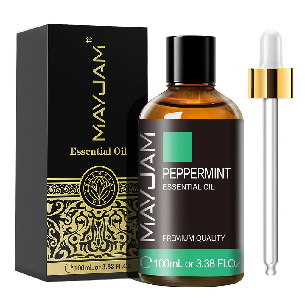 Mayjam 100ml óleos essenciais para umidificador difusor eucalipto lavanda jasmim hortelã-pimenta sândalo cedro óleo aromático