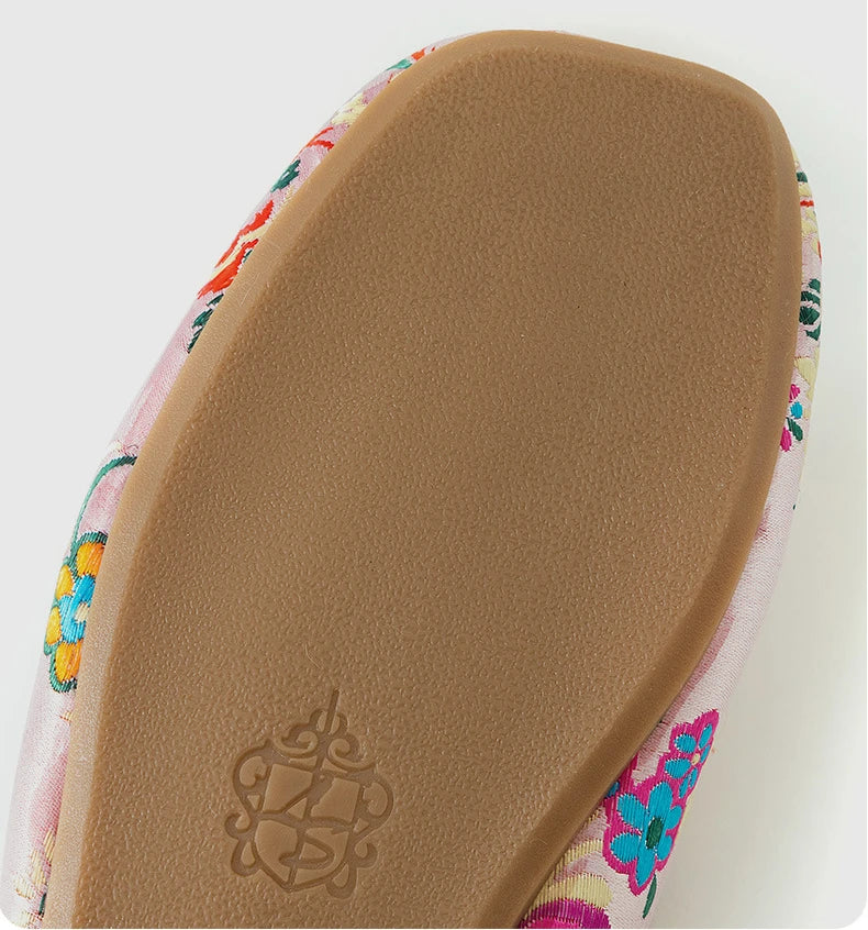 Chinelos de casa femininos homens inverno calor chinelos interiores senhoras sapatos bordados flor chinelos para mulher sapatos de casa