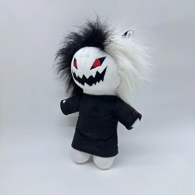 27cm rússia zxc gato boneca de pelúcia macio dos desenhos animados anime plushie brinquedo kawaii preto cosplay prop bonecas para crianças aniversário gif
