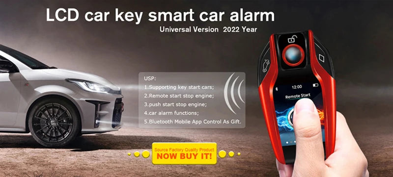 Carro automático um sistema de parada partida do motor com controle remoto carro pke keyless entrada sistema início tronco aberto para 12v suv autostart