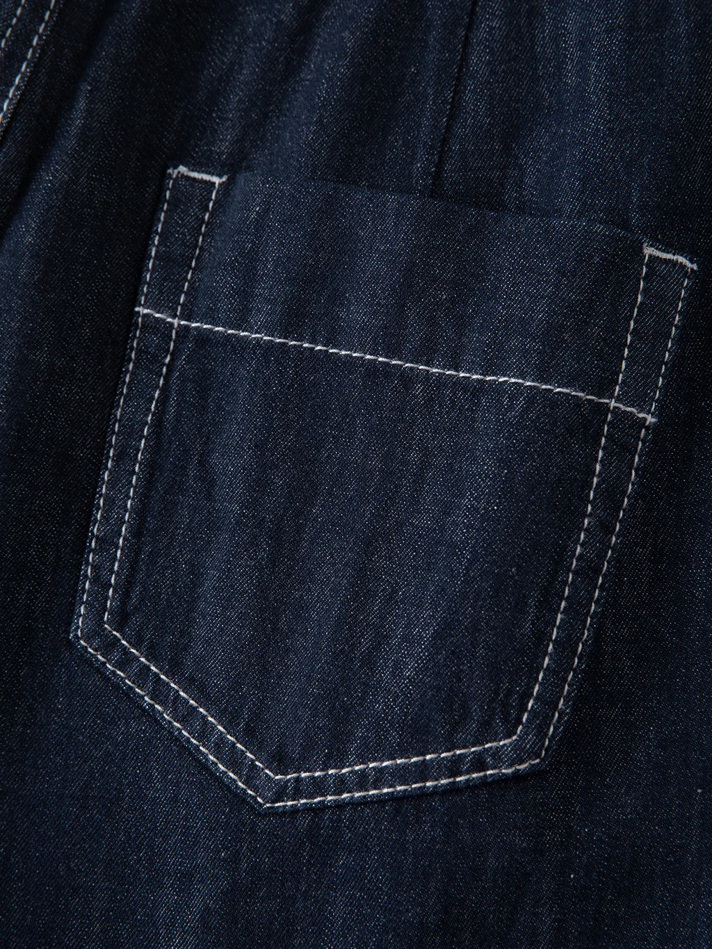 DUSHU 2026 Calça Jeans Feminina de Cintura Alta com Costura Contrastante e Perna Reta - Calça Casual para Uso Diário e Deslocamento