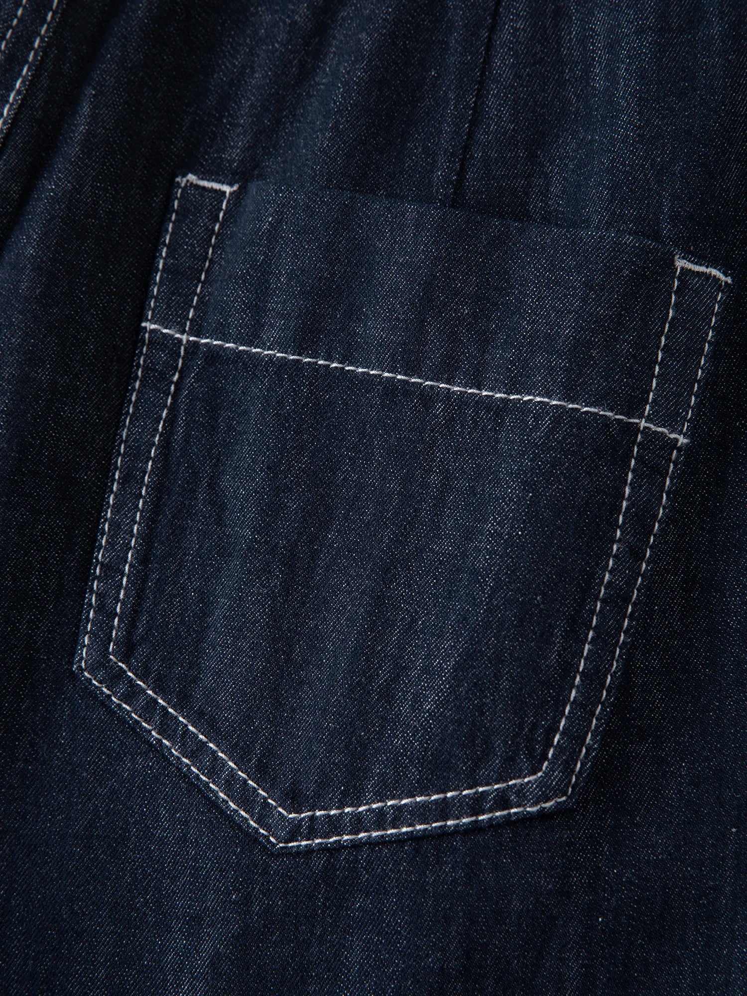 DUSHU 2026 Calça Jeans Feminina de Cintura Alta com Costura Contrastante e Perna Reta - Calça Casual para Uso Diário e Deslocamento