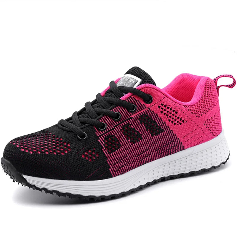 Tênis Esportivos Femininos da Moda para Academia, Tênis de Primavera com Cores Mistas, Sapatilhas Casuais Femininas, Tênis de Treino, Tenis Mujer