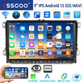 Essgoo 9 "android 14 4g + 64g Wireless  carplay carro estéreo gps navi wifi rds fm bt para vw golf 5 6 passat polo touran tiguan caddy eos