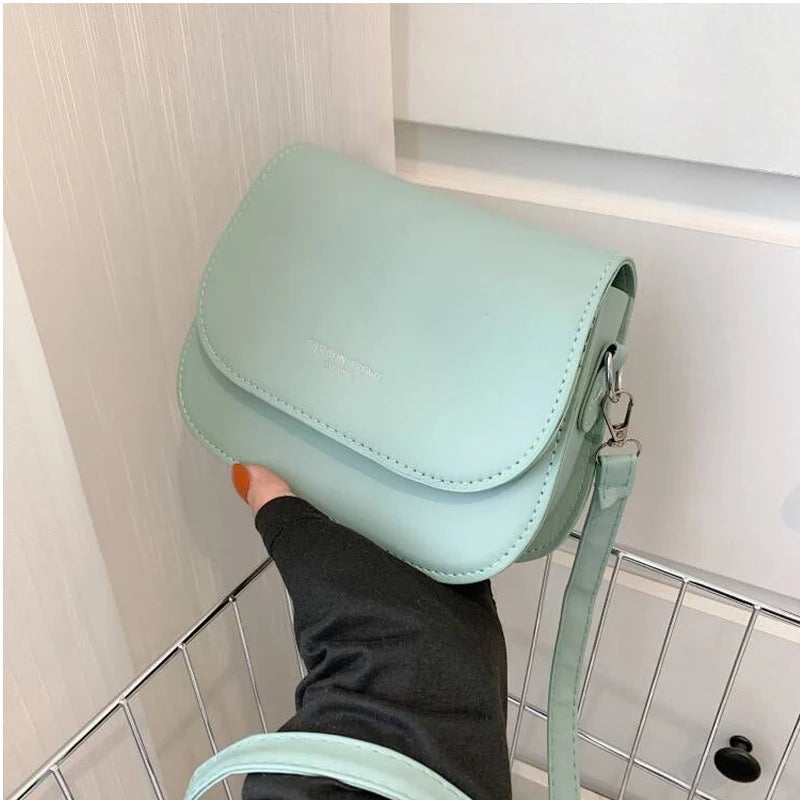 Yogodlns na moda sela bolsa de ombro feminina couro do plutônio crossbody saco simples cor sólida aleta saco do mensageiro designer bolsas bolsa