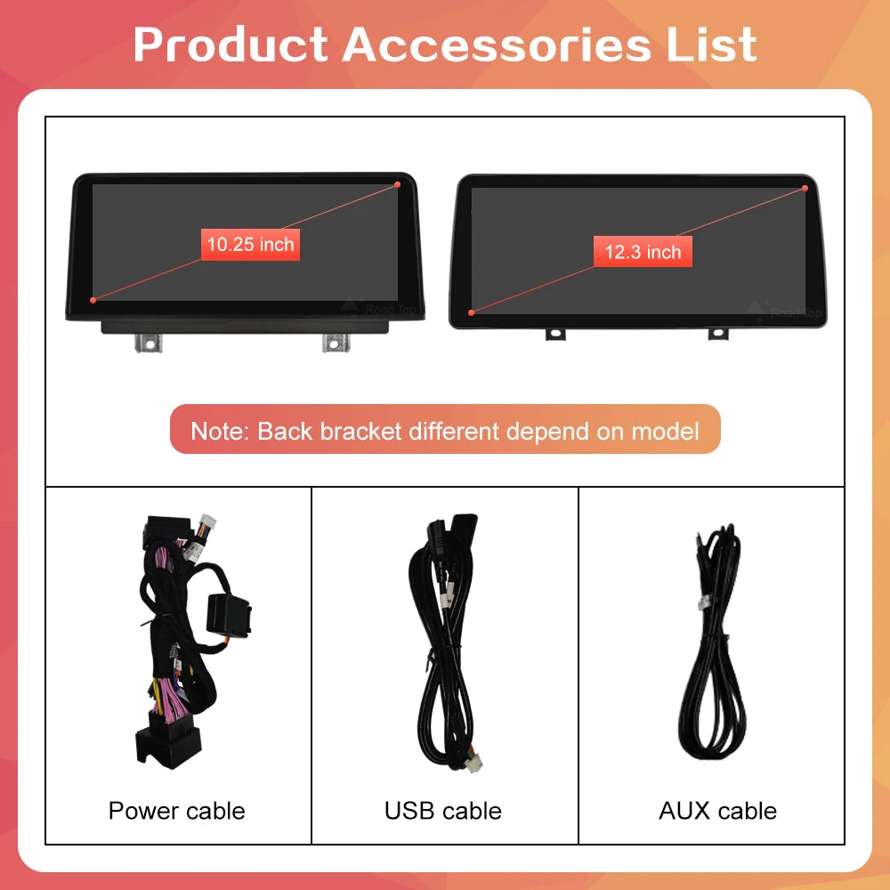10.25 ''1920*720 Carplay Sem Fio Android Auto Display Multimídia Para BMW Série 3 4 F30 F31 F32 F33 F34 F36 NBT Tela Sensível Ao Toque