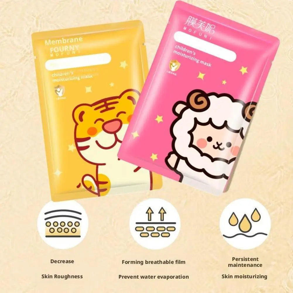 5 pçs novo bonito dos desenhos animados animal máscara facial hidratante máscara hidratante profunda máscara de pele macia cão panda porco animalmask
