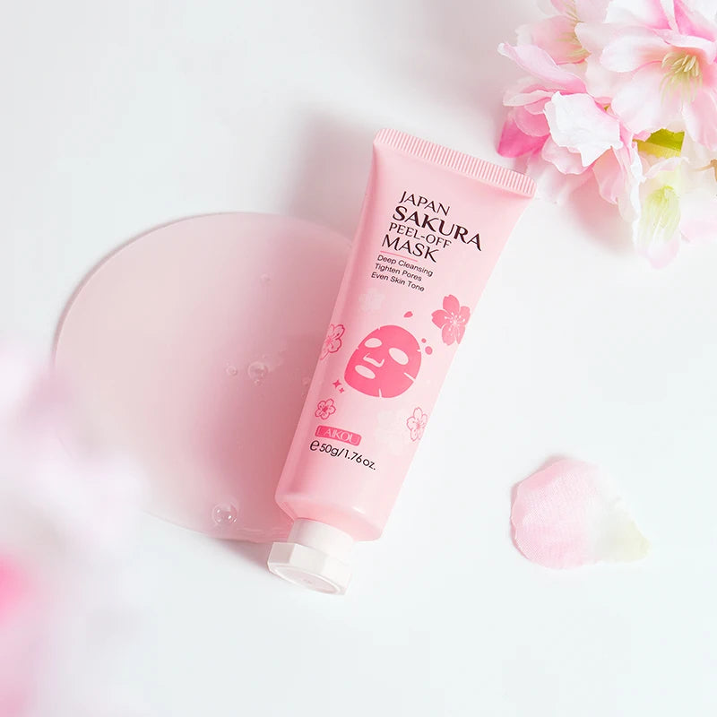 Laikou japão sakura conjunto de cuidados com a pele hidratante anti-envelhecimento kit rugas suavização brilho aumentando kit facial presente conjunto