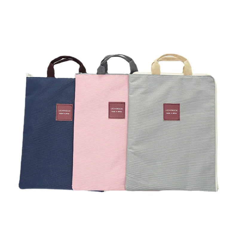 Bolsa simples bolsa para portátil multi-função impermeável saco de negócios estudante papelaria saco