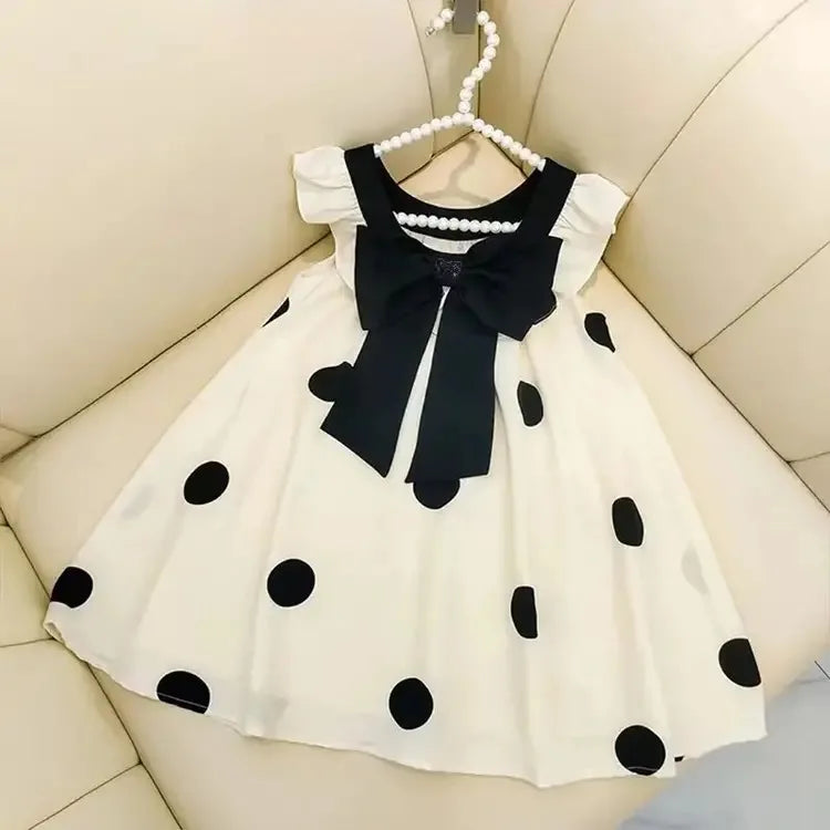 Baby Girls' Cotton Princess Party Dress, roupas de casamento infantil, moda infantil, verão, vestidos de aniversário, 2-10 anos