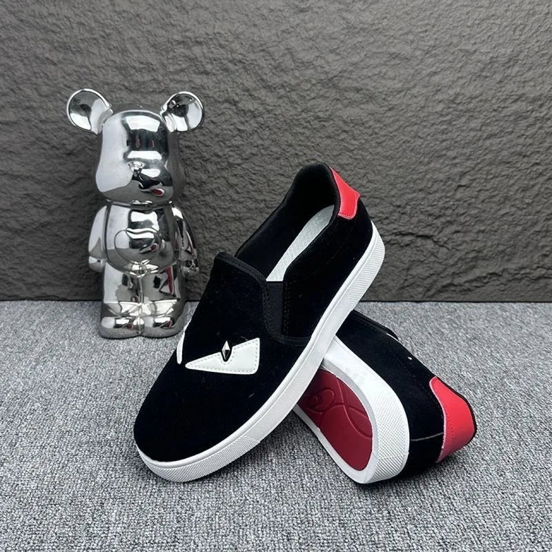 Sapatos casuais masculinos 2025 outono confortável anti deslizamento ao ar livre sapatos de skate moda respirável baixo topo tênis zapatillas