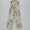 Cintura alta y2k calças de brim femininas solto ajuste perna reta baggy calças jeans para meninas retro bege largo calças jeans femininas y2k