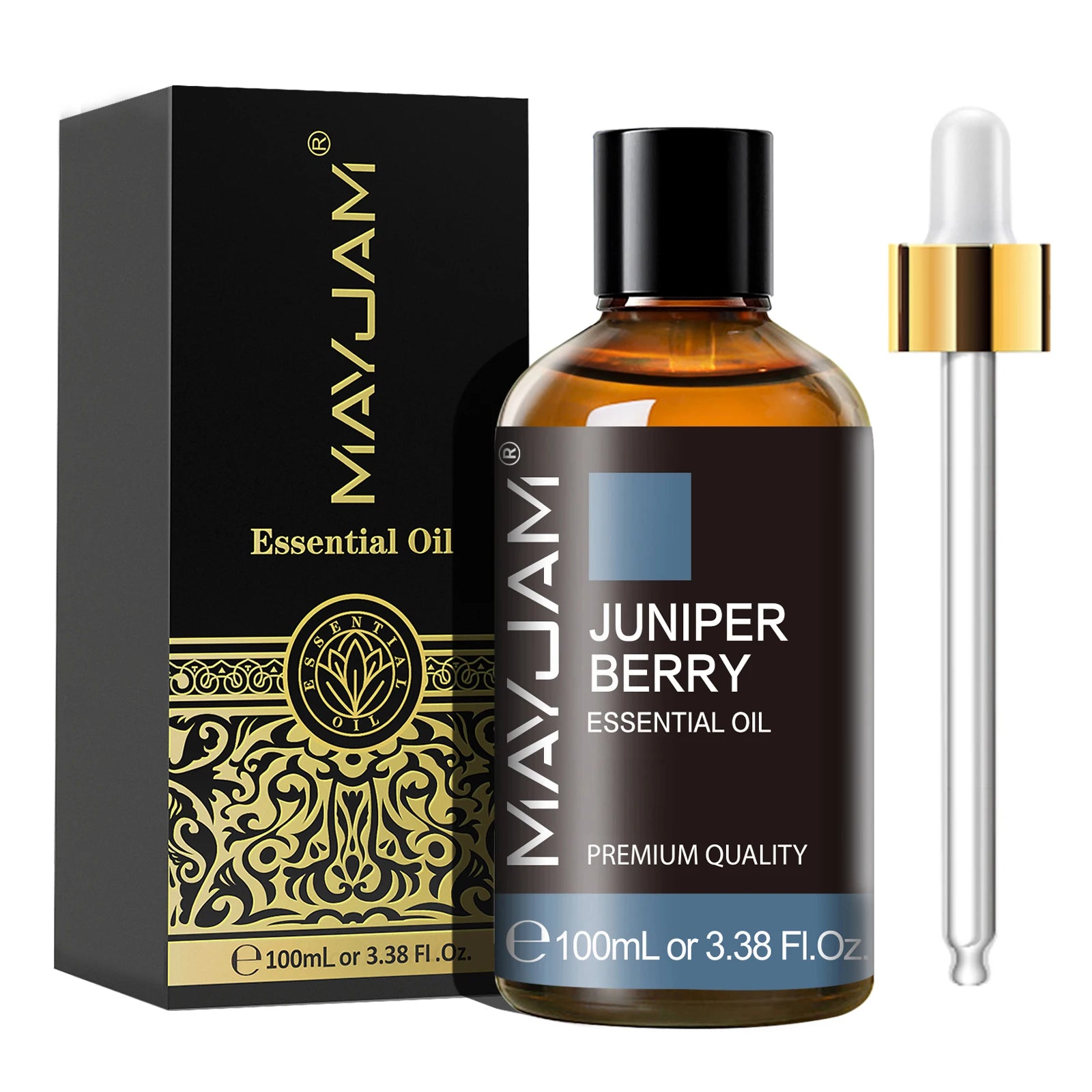 Óleo Essencial MAYJAM 100ml para Difusor Umidificador, Aroma de Baunilha, Lavanda, Bergamota, Sândalo e Agulhas de Pinheiro, Frete Grátis