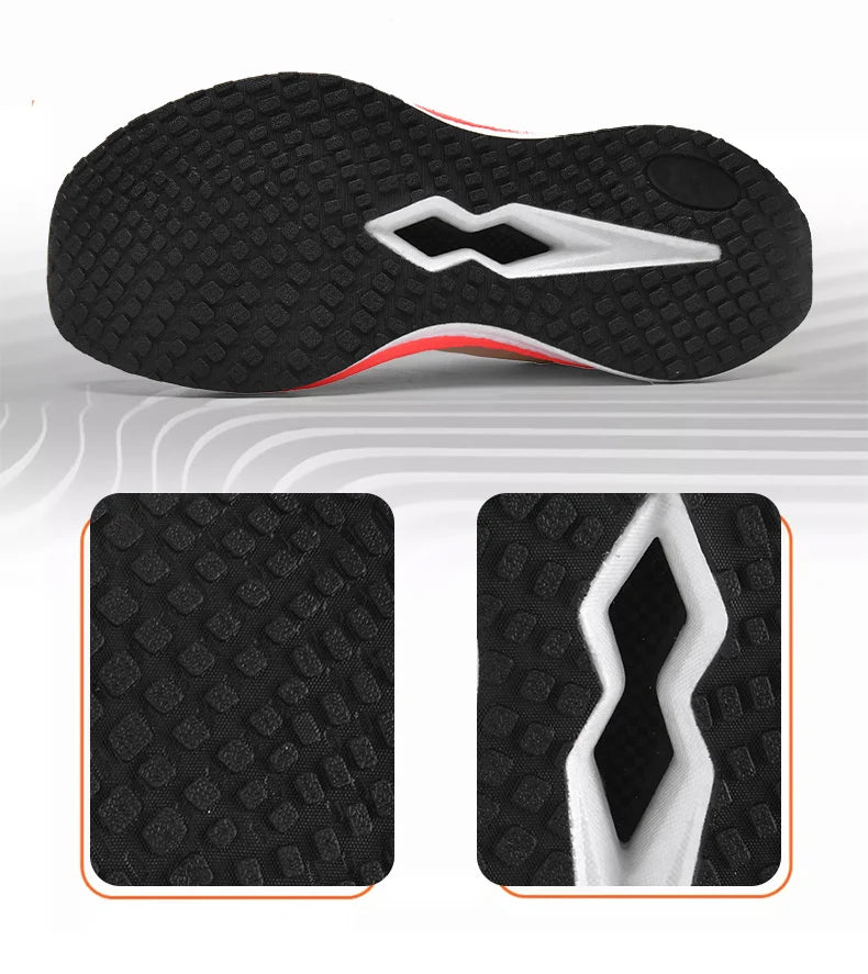 NOVO Tênis de Corrida com Placa de Carbono Especializado para Maratona Masculino e Feminino, Respirável, Ultraleve, Confortável, Esportivo e Casual