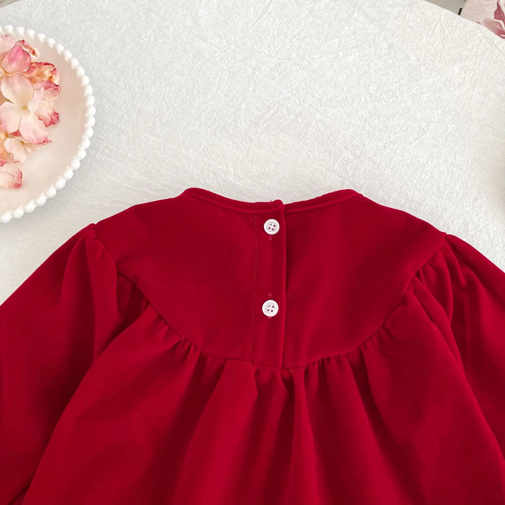 2025 natal crianças roupas de ano novo vestido irmã 0-6yrs menina vestido de festa crianças vestidos de princesa bebê menina macacão