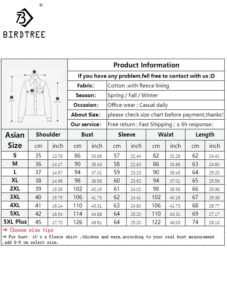 Camisa Xadrez Feminina de Veludo Grossa e Quente, Blusa Casual de Manga Longa com Forro de Lã para Inverno, Tamanhos M-5XL, Roupa de Outono T77710A