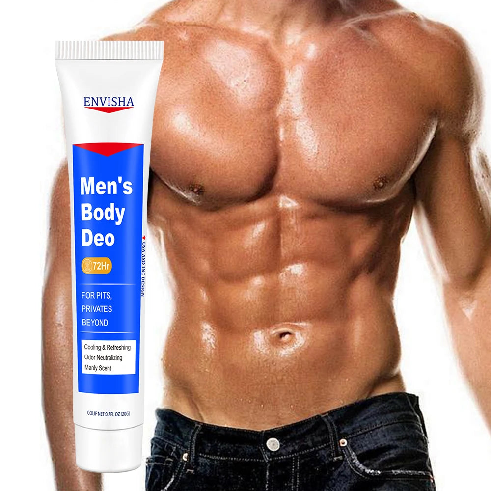 Envisha-Loção Corporal Masculina, Desodorante Duradouro, 72 Horas de Fragrância, Partes Particulares, Axilas, Nádegas, Beleza, Saúde