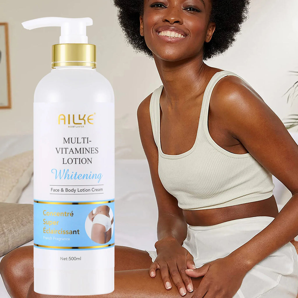 AILKE Kit de cuidados com a pele com multivitamina natural, hidrata, tonificação uniforme, remove manchas escuras e brancas, pele limpa e lisa