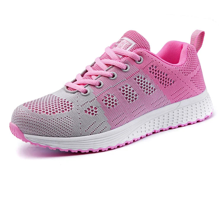 Tênis Esportivos Femininos da Moda para Academia, Tênis de Primavera com Cores Mistas, Sapatilhas Casuais Femininas, Tênis de Treino, Tenis Mujer