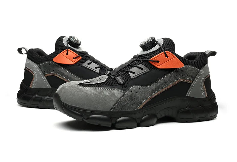 Sapatos de segurança de trabalho de dedo do pé de aço masculino leve indestrutível botas de trabalho de segurança homens proteção tênis de trabalho tamanho 47 48