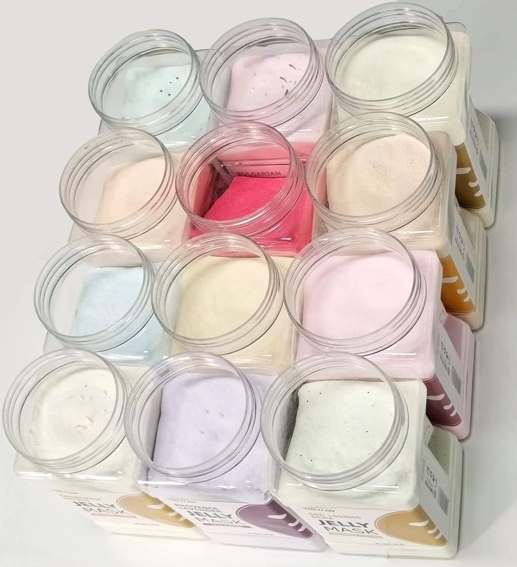 Máscara facial de gelatina em pó para tratamentos faciais, suprimentos para esteticistas, beleza profissional, cuidados com a pele, atacado, máscara em massa