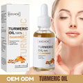 Cúrcuma rosto soro encolher poros essência reparação melanina iluminar hidratante nutrir cur-alumin óleo desbotar mancha escura cuidados com a pele
