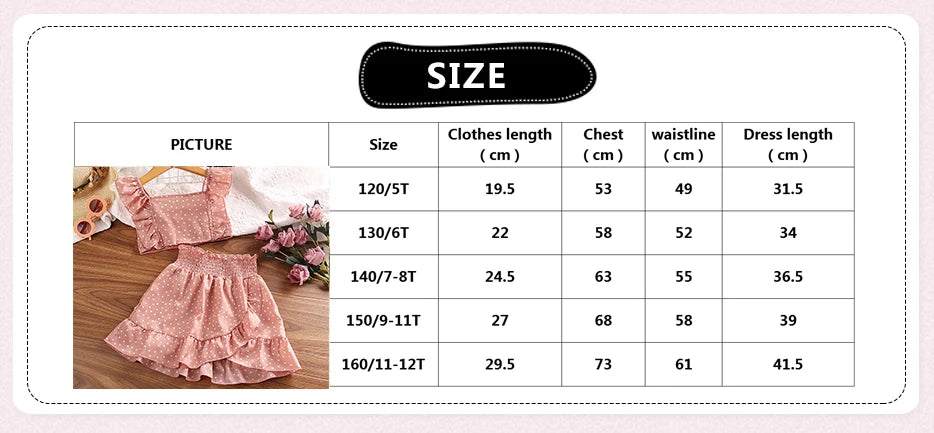 Conjunto de roupas para meninas 5-12t tricolor opcional manga voadora gola quadrada colete top + saias de renda crianças meninas conjunto de roupas de bebê