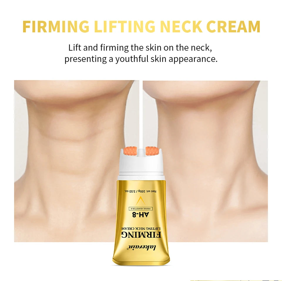 AH-8 creme de pescoço firmador nutritivo profundo loção hidratante para pescoço suaviza linhas finas melhora a firmeza da pele do pescoço produto de cuidados com a pele