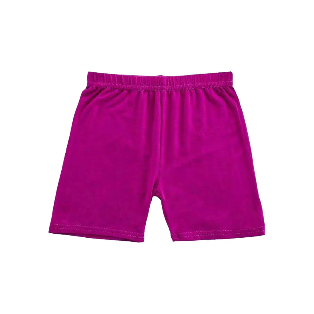 1pc doce cor meninas calças de segurança curtas crianças roupa interior leggings crianças verão bonito confortável shorts cuecas para 4-6y
