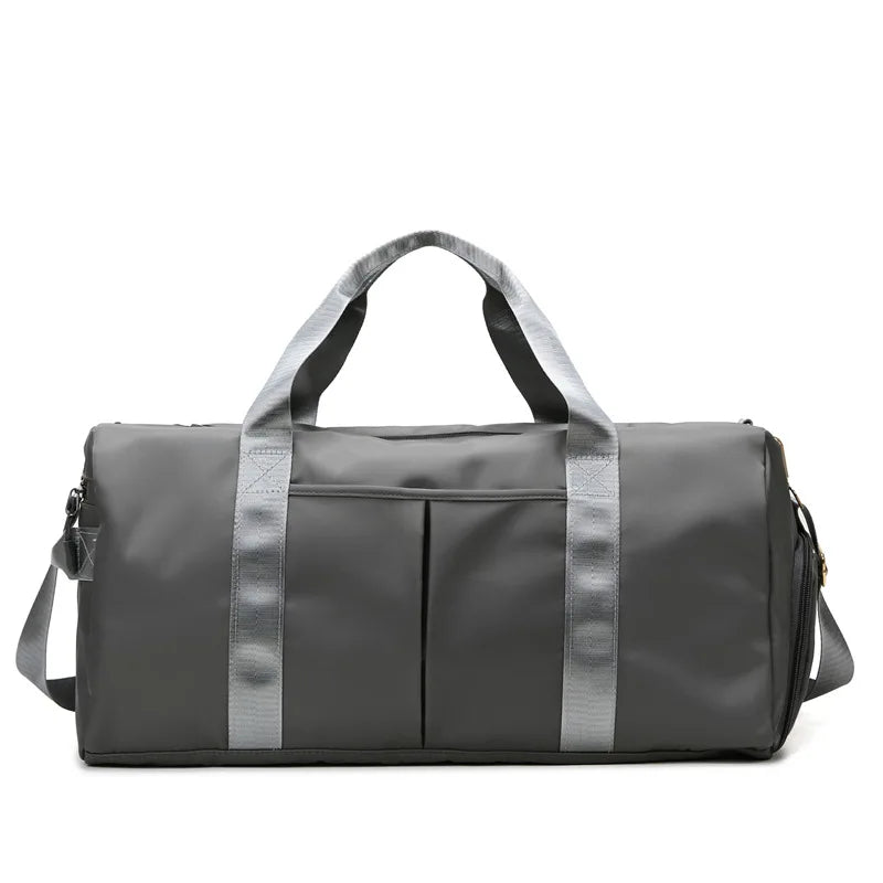 Saco de fitness feminino multi-funcional movimento de separação seca-molhada à prova de água saco de viagem saco de yoga saco de viagem de grande capacidade homem