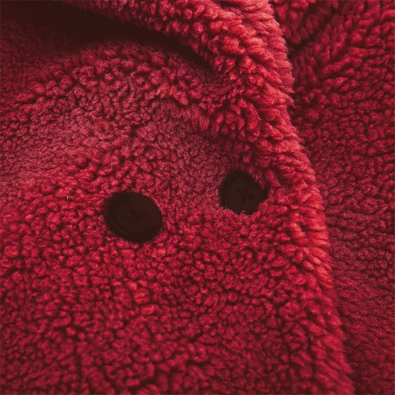 Bebê meninas casacos de pele do falso crianças inverno quente jaquetas de pelúcia crianças turndown colarinho acolchoado outerwear infantil casual roupas exteriores