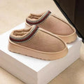 2025 plataforma chinelos macios mulheres/homens casa apartamentos moda pelúcia sapatos de inverno senhoras casa elegante calçados casuais tamanho grande