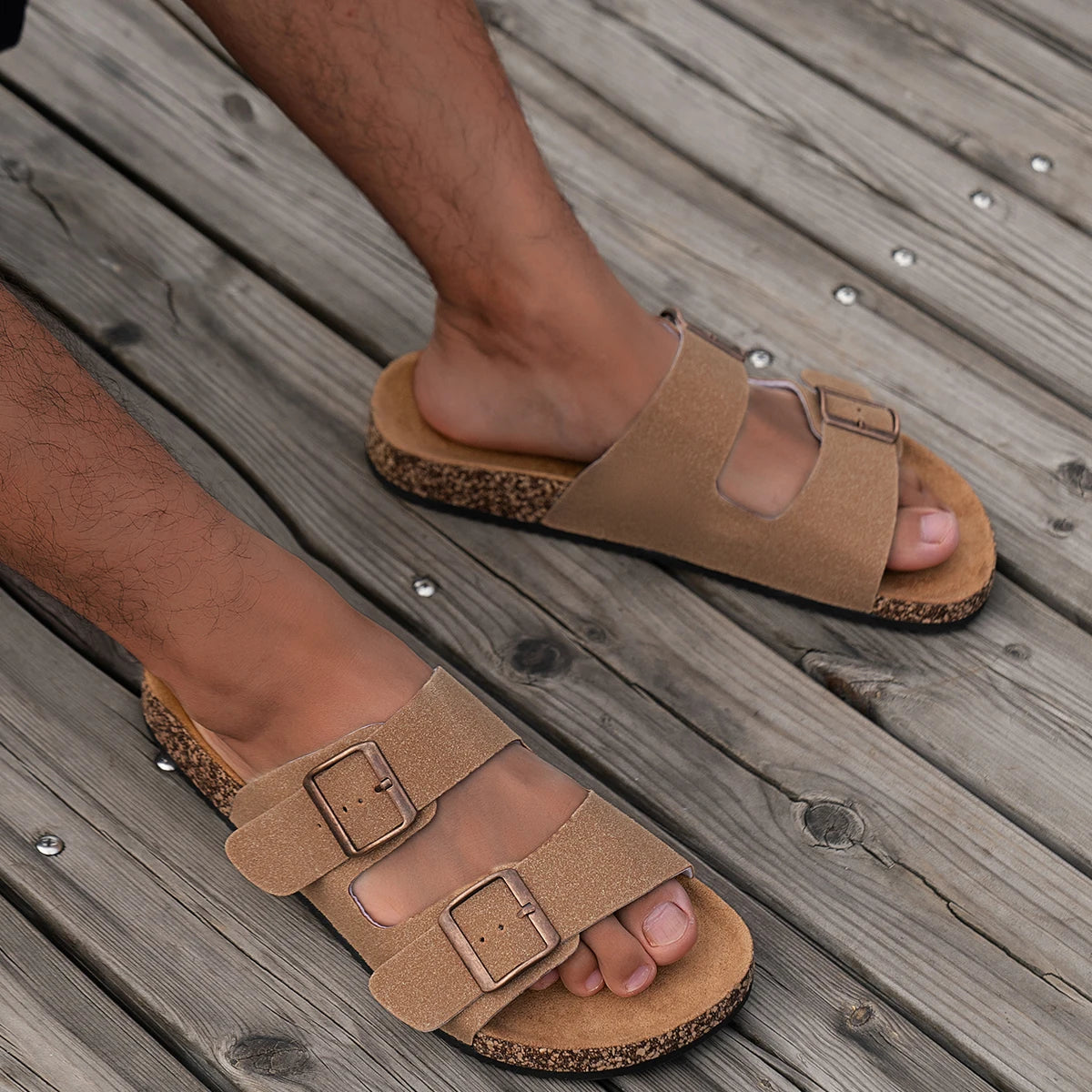 Chinelos da moda masculina para homem mulher casa ao ar livre impermeável antiderrapante deslizamento versátil sandálias romen sapatos Size39-46