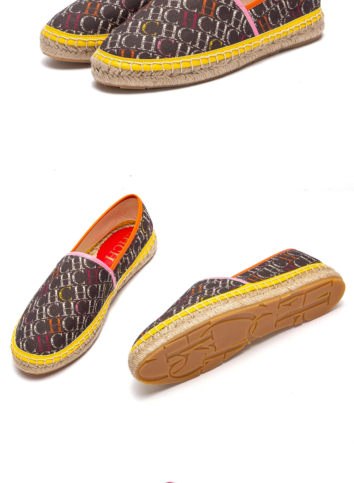 "Sapatos femininos planos casuais de lona com tecelagem tamanhos 36-41 adequados para viagens ao ar livre e roupas de praia para meninas"