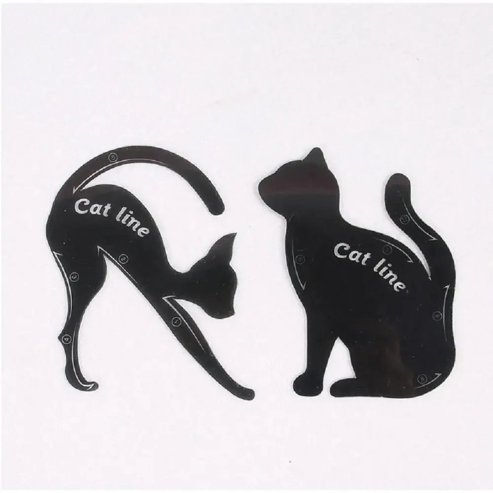 Lápis Delineador Líquido Dual End Black, Pro Impermeável, Maquiagem de Longa Duração, Eye Liner Pen, Linha Cat, Eye Stencils