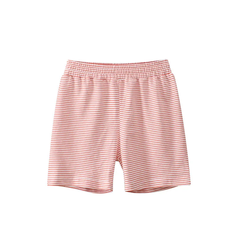 2023 Verão Crianças Dinossauro Carro Shorts Dos Desenhos Animados para o Menino 100% Algodão Puro Crianças Meninas Esportes Casual Meia Calças para Idades 1-9 Crianças