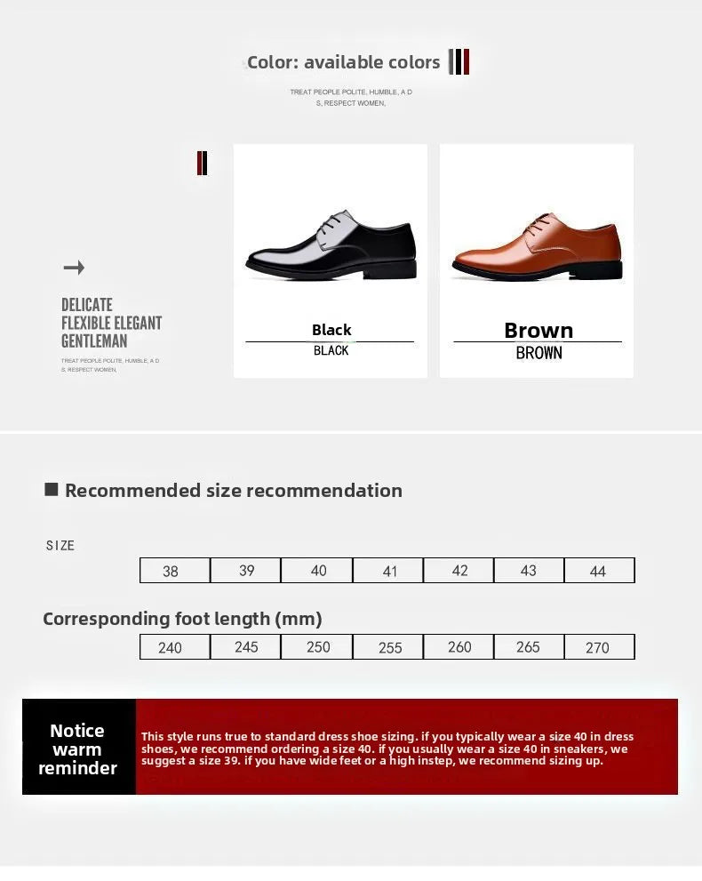 Sapatos de couro casuais de negócios masculinos casamento noivo estilo britânico altura aumentada verão respirável dedo do pé apontado calçados masculinos