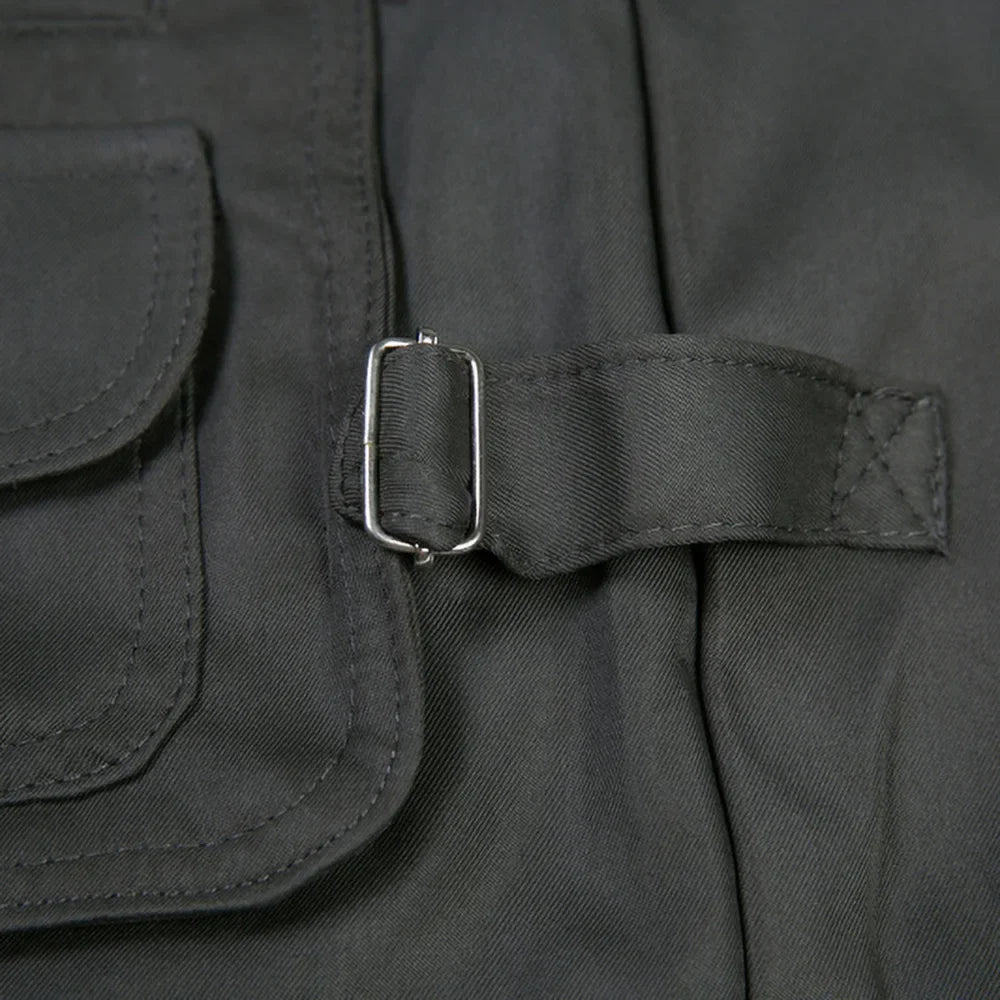 2021 homens multi-bolso clássico colete masculino sem mangas descarga sólida casaco de trabalho fotógrafo tático malha colete jaqueta