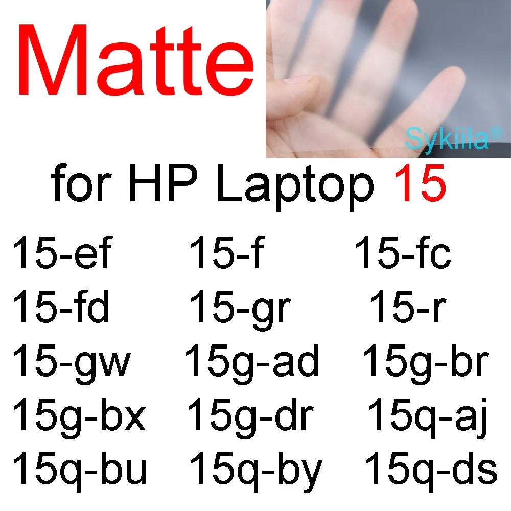 Protetor de tela para laptop HP 14 15 17 14- hc ee fq 14-ep 15-fd 15-fc 15-ef 15t cp 17-cn Essential Frosted Matte HD Skin Film