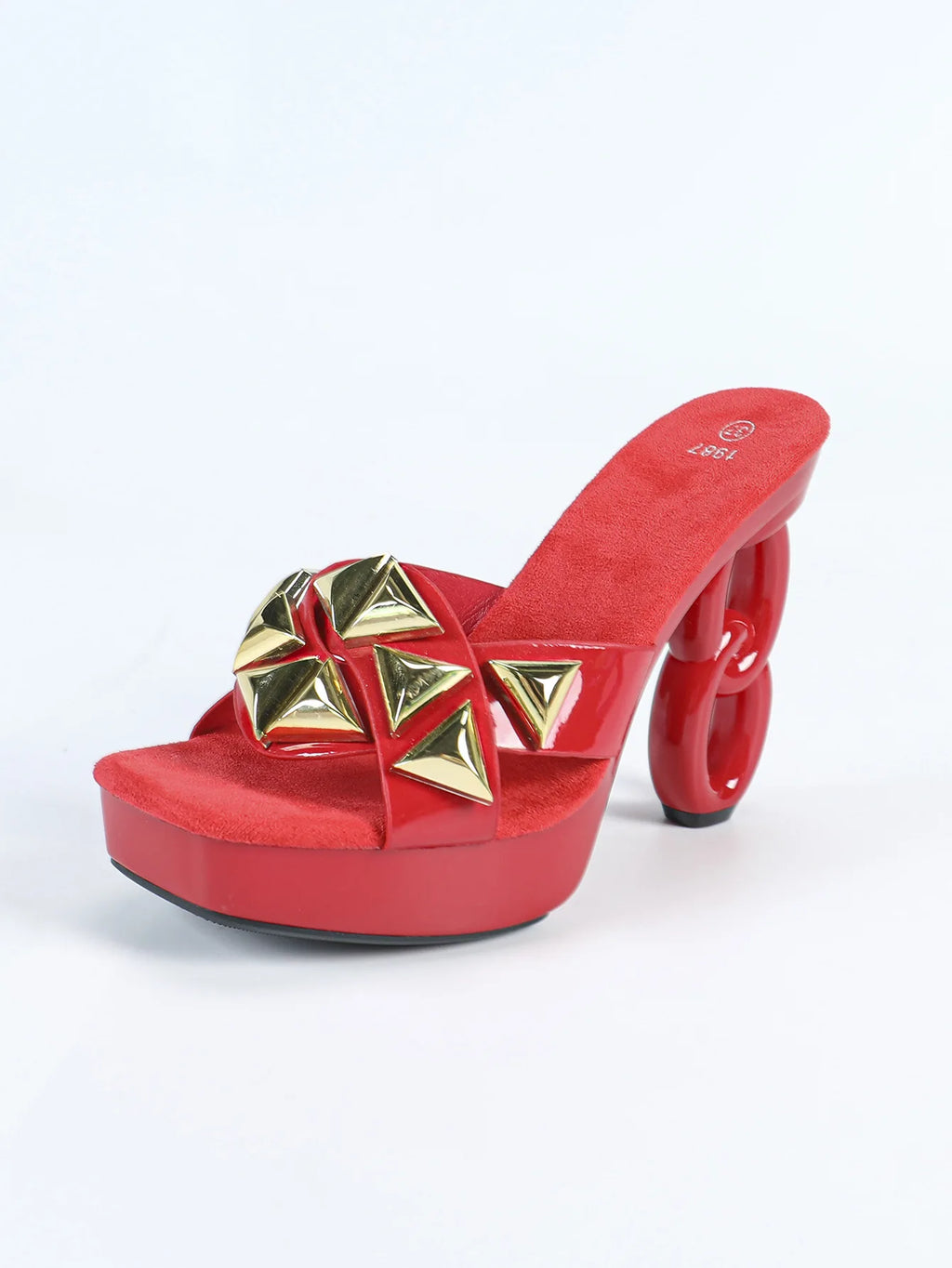 Sapatos femininos 2025 nova plataforma chinelos para mulher 12cm estilo estranho fretwork salto alto verão dedo do pé quadrado oco para fora sandálias