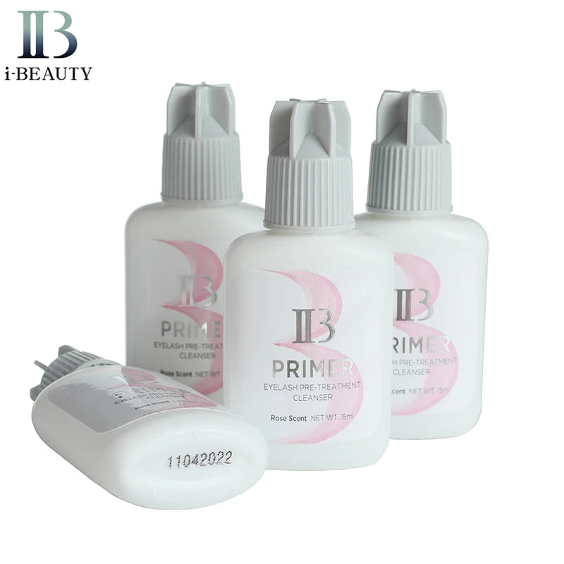 I Beauty-Eyelash Extension Glue Primer Series, Banana, Coco, Perfume de Rosa, Sem Álcool, IB, Cleanser Clear Eyelash, Maquiagem