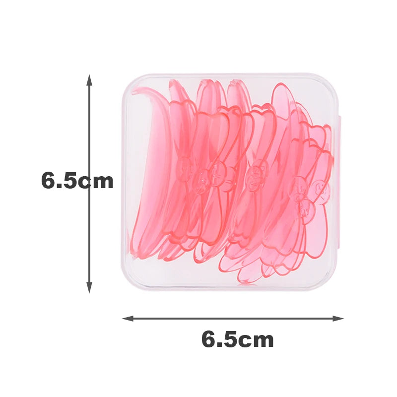 5 pares de silicone cílios perming almofada auto-adesivo em forma de laço haste escudo levantamento 3d cílios modelador acessórios ferramentas de maquiagem