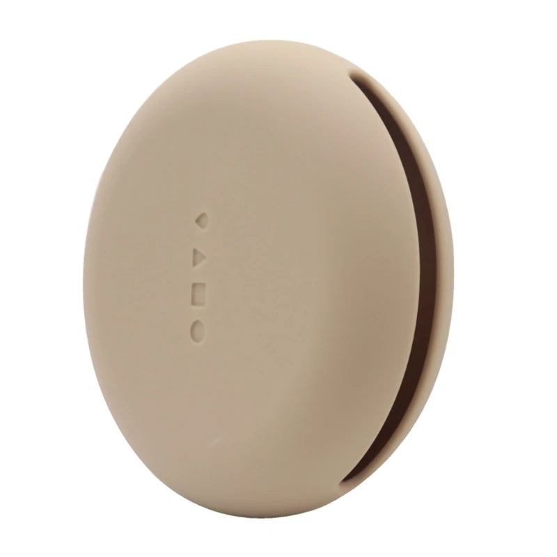 Capa silicone portátil para armazenar esponjas maquiagem suporte para pó