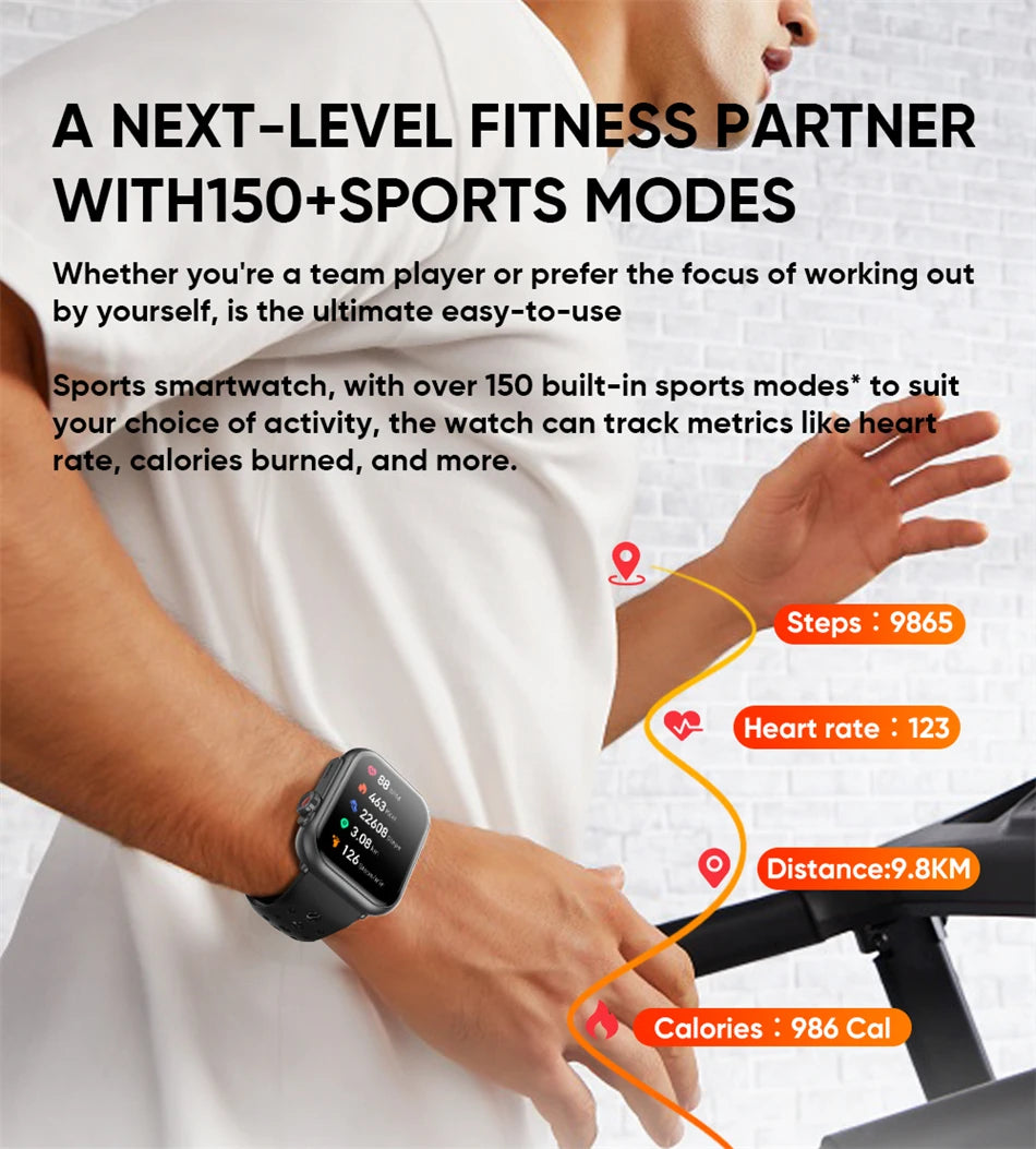 2026 moda feminina relógio ultra2 se relógios inteligentes 1000mah 1.85 "amoled tela de toque completa bt chamada smartwatch para android ios ladie