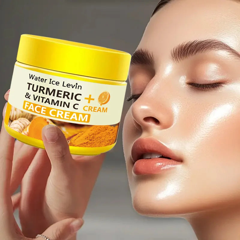 Cúrcuma vitamina c creme anti-envelhecimento hidratante anti-rugas colágeno ácido hialurônico creme cuidados com a pele cosméticos 50g