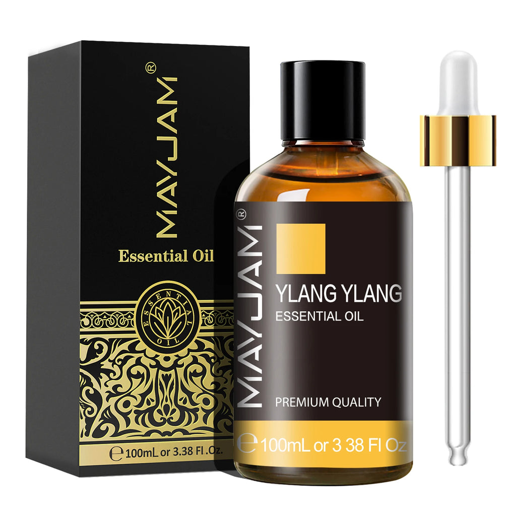 Óleo Essencial MAYJAM 100ml para Difusor Umidificador, Aroma de Baunilha, Lavanda, Bergamota, Sândalo e Agulhas de Pinheiro, Frete Grátis