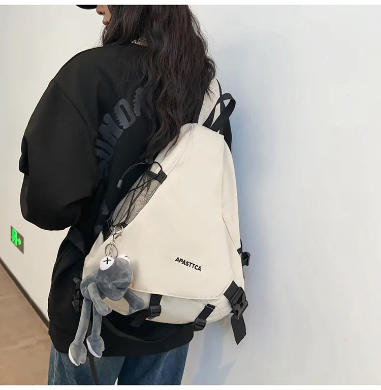 2025 novo saco de peito masculino crossbody saco multifuncional casual um ombro mochila grande capacidade sacos do mensageiro