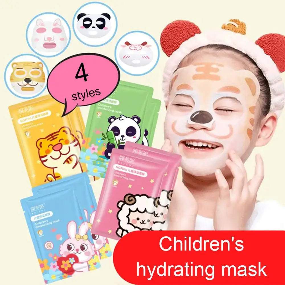 5 pçs novo bonito dos desenhos animados animal máscara facial hidratante máscara hidratante profunda máscara de pele macia cão panda porco animalmask